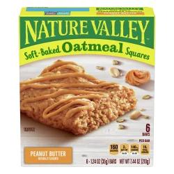 Nature Valley Soft-Baked Peanut Butter Oatmeal Squares 6 ea