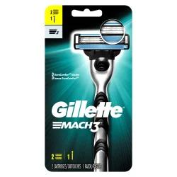 Gillette Mach3 Razor With Handle And 2 Carts