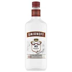 Smirnoff No. 21 80 Proof Vodka, 750 mL PET Bottle