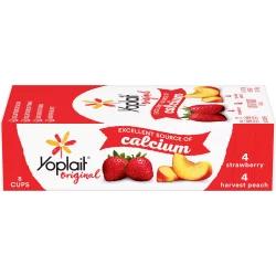 Yoplait Original Low Fat Yogurt Pack, 8 CT, 6 OZ Fruit Yogurt Cups