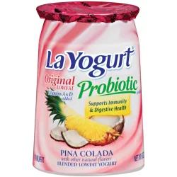 La Yogurt Probiotic Blended Lowfat Yogurt Pina Colada