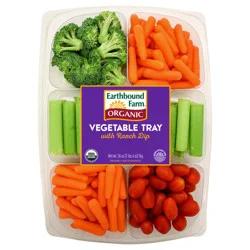 Earthbound Farm Organic Vegetable Tray with Ranch Dip