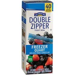 Hill Country Fare Double Zipper Quart Freezer Bags