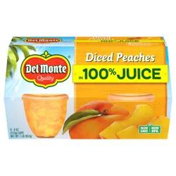 Del Monte Diced Peaches In Light Syrup Fruit Cups