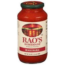 Rao's Homemade Marinara Sauce | 24 oz | All Purpose Tomato Sauce | Pasta Sauce | Carb Conscious, Keto Friendly | All Natural, Premium Quality | With Italian Tomatoes & Olive Oil