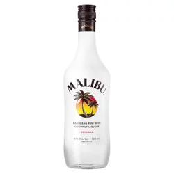 Malibu Flavored Caribbean Rum with Coconut Liqueur 750mL Bottle 42 Proof