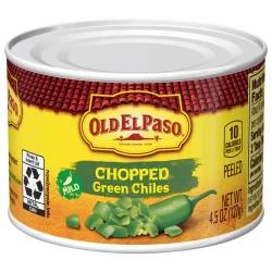 Old El Paso Chopped Peeled Mild Green Chiles 4.5 oz