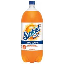 Sunkist Zero Sugar Orange Soda, 2 L bottle