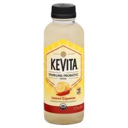 Kevita Sparkling Probiotic Drink Lemon Cayenne 15.2 Fl Oz