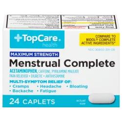 TopCare Health Maximum Strength Menstrual Complete 24 Caplets