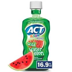 ACT Kids Wild Watermelon Anticavity Fluoride Rinse Mouthwash