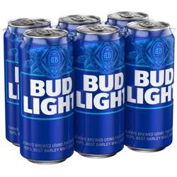Bud Light Beer  6 pk / 16 fl oz Cans