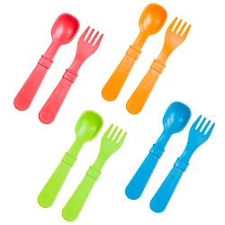 Re-Play Toddler Forks and Spoons, Colors May Vary