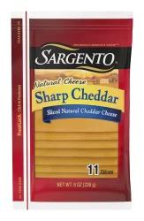 Sargento Natural Sharp Cheddar Deli Style Sliced Cheese