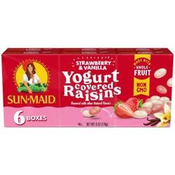 Sun-Maid Strawberry Vanilla Yogurt Raisins - 6ct