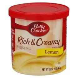 Betty Crocker Rich & Creamy Lemon Frosting 16 oz