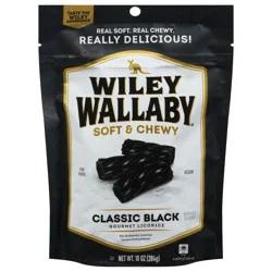 Wiley Wallaby Soft & Chewy Gourmet Classic Black Licorice 10 oz