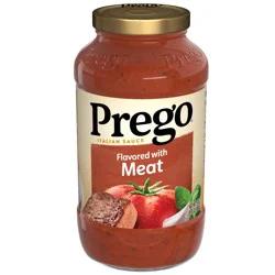 Prego Italian Tomato Pasta Sauce Flavored With Meat, 24 oz Jar