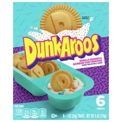 Dunkaroos Vanilla Cookies and Rainbow Chip Frosting, 1 oz, 6 ct