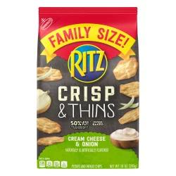 Ritz Cream Cheese & Onion Crisps, Family Size