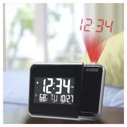 La Crosse Projection Alarm Clock with Indoor Temperature and Humidity