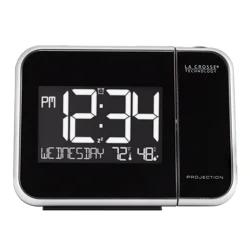 La Crosse Projection Alarm Clock with Indoor Temperature and Humidity