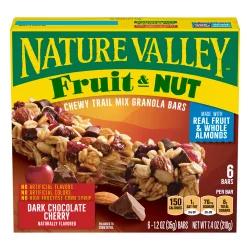 Nature Valley Chewy Trail Mix Dark Chocolate Cherry Granola Bars 6 oz