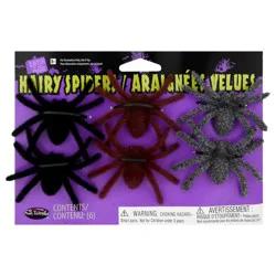 Fun World Holiday Time Hairy Spider Black