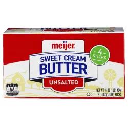 Meijer Unsalted Butter Sticks