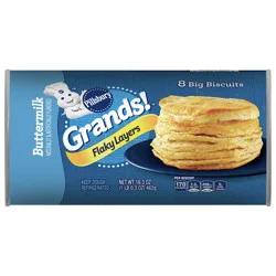 Grands! Flaky Layers Refrigerated Biscuits, Buttermilk, 8 ct., 16 oz.