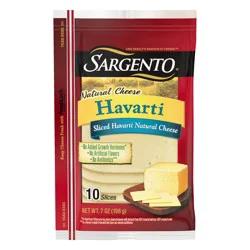 Sargento Sliced Havarti Natural Cheese