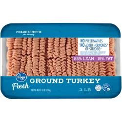 Kroger Fresh Ground Turkey 85% Lean