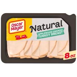 Oscar Mayer Natural Applewood Smoked Turkey Breast Sliced Lunch Meat Tray