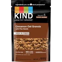KIND Healthy Grains Cinnamon Oat Clusters With Flax Seeds Gluten Free