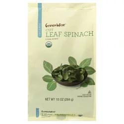 GreenWise Organic Cut Leaf Spinach