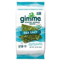 gimMe Snacks Roasted Seaweed Sea Salt Premium Roasted