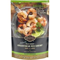 Private Selection Wild Caught Argentinean Red Raw X Large Peeled & Deveined Buttery Shrimp