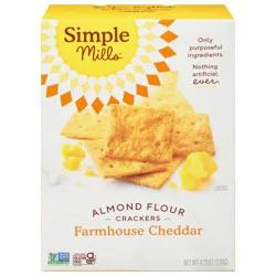 Simple Mills Farmhouse Cheddar Almond Flour Crackers