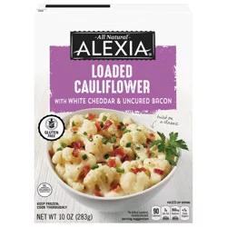 Alexia Loaded Cauliflower With White Cheddar And Uncured Bacon