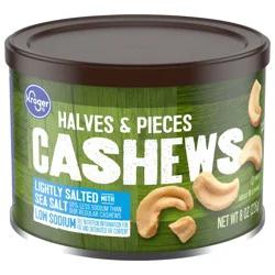 Kroger Cashews Lightly Salted Halves & Pieces