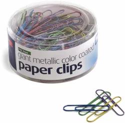 OfficeMate Giant Metallic Color-Coated Paper Clip - Assorted - 200 Pack