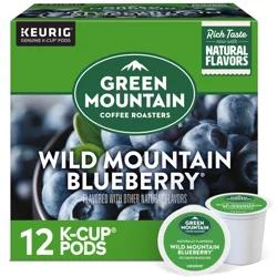 Green Mountain Coffee Roasters Wild Mountain Blueberry Keurig Single-Serve K-Cup pods, Light Roast Coffee, 12 Count