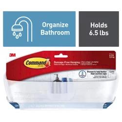 3M Command Bath Damage-Free Shower Caddy With Water Resistant Strip
