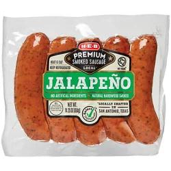 H-E-B Select Ingredients Jalapeno Smoked Sausage