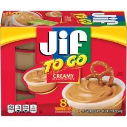 Jif To Go Creamy Peanut Butter