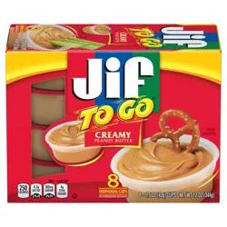 Jif Creamy Peanut Butter To Go Cups