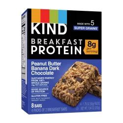 KIND Breakfast Protein Peanut Butter Banana Dark Chocolate Granola Bars