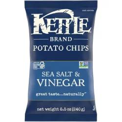 Kettle Brand Kettle Sea Salt And Vinegar Kettle Chips - 8.5oz