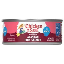 Chicken of the Sea Wild Caught Skinless & Boneless Alaskan Pink Salmon in Water