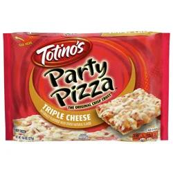 Totino's Triple Cheese Party Frozen Pizza - 9.8oz